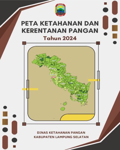 Peta  Ketahanan dan Kerentanan Pangan (Food Security and Vulnerability Atlas/FSVA) Tingkat  Desa/Kelurahan di Kabupaten Lampung Selatan Tahun 2024