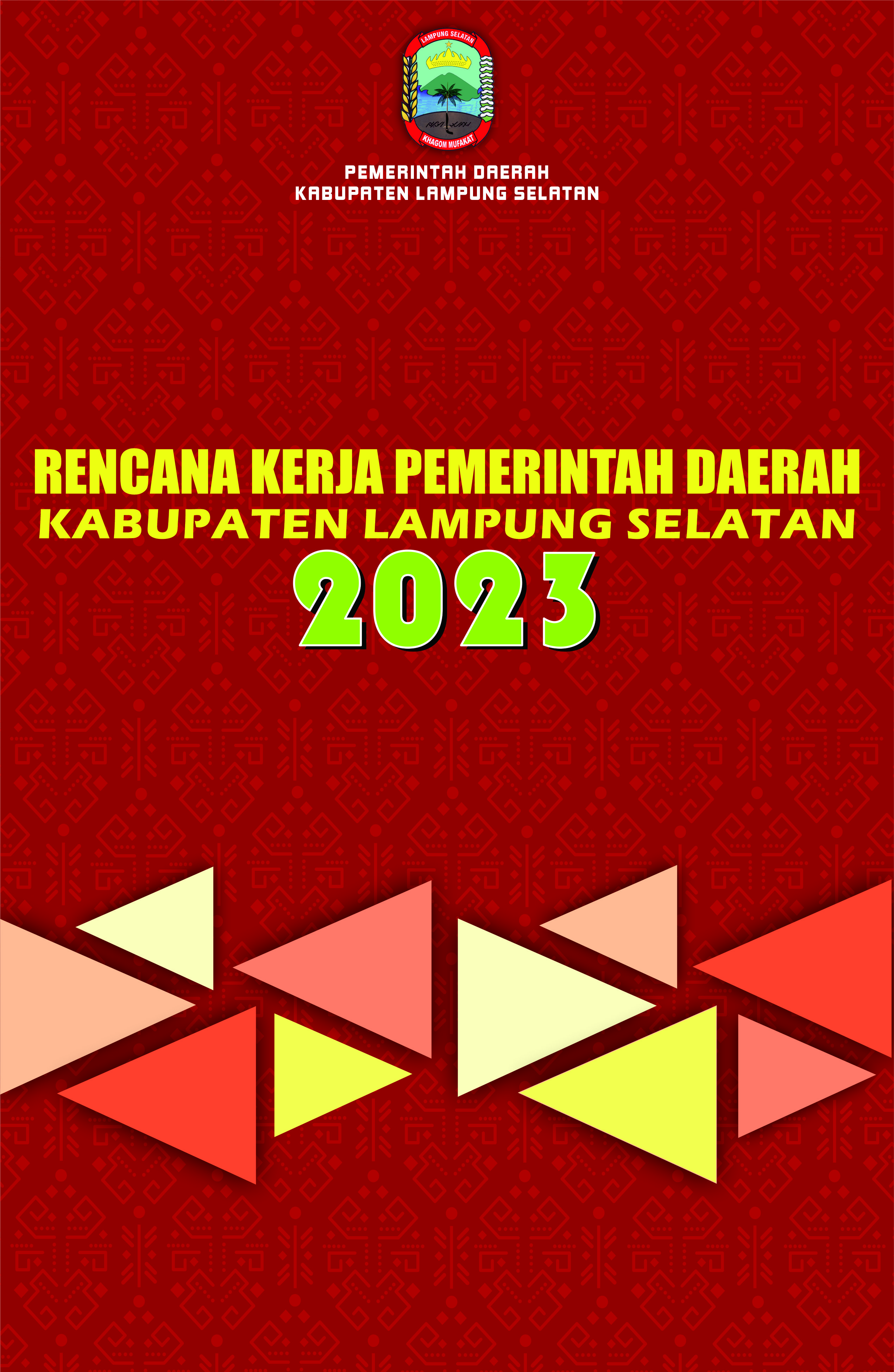 Rencana Kerja Pemerintah Daerah Tahun 2023